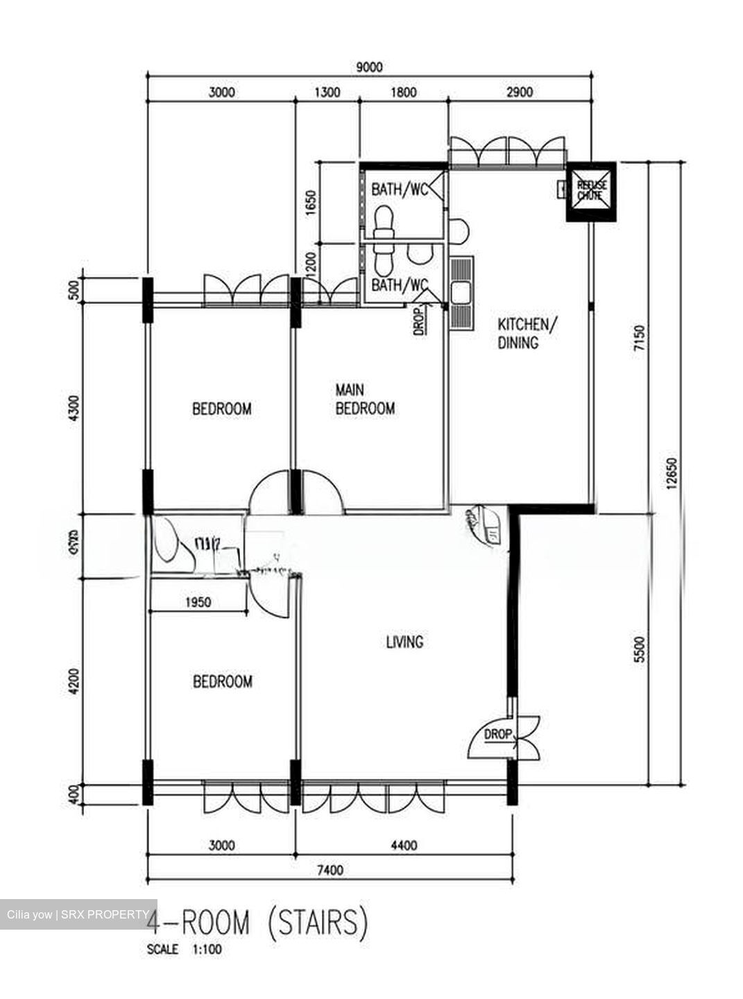 Blk 57 BLANGAH VIEW (Bukit Merah), HDB 4 Rooms #573690081